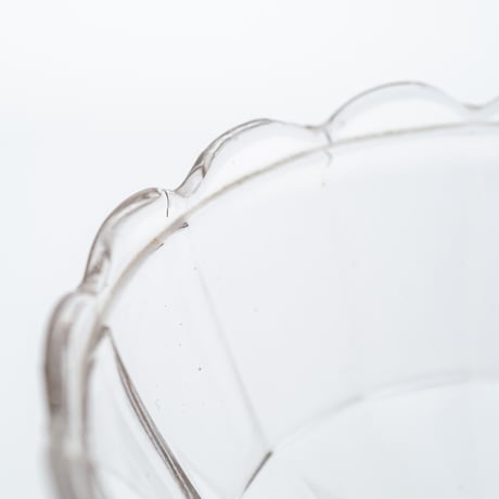 Nuutajarvi｜glass bowl φ11.6cm｜nötsjö stamp