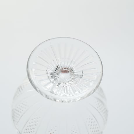 Nuutajarvi｜sugar bowl H8cm｜clear｜03