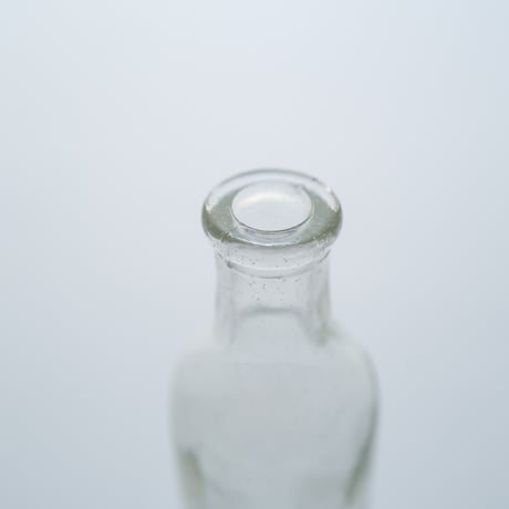 Old glass bottle｜30ml｜φ3.2×H9.0cm｜clear