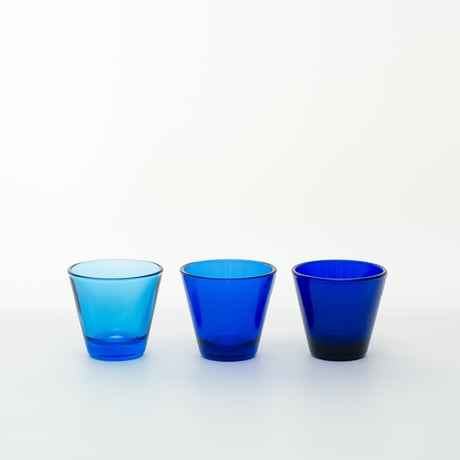 Nuutajarvi｜Kartio｜shot glass φ6.2cm｜turquoise blue