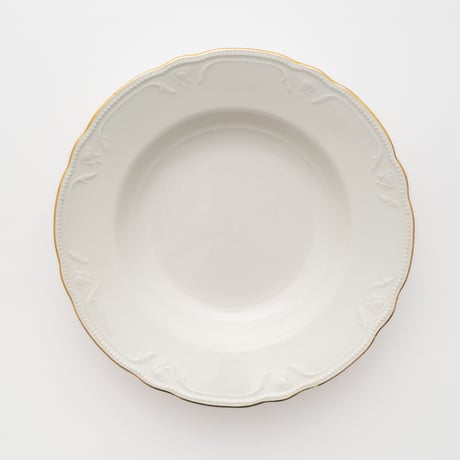 Old Arabia｜Siro｜soup plate φ23.5cm｜gold line｜4
