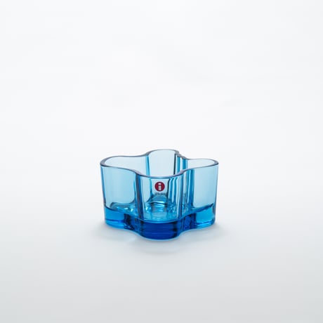 Iittala｜Aalto Collection｜candle holder H55mm｜turquoise blue