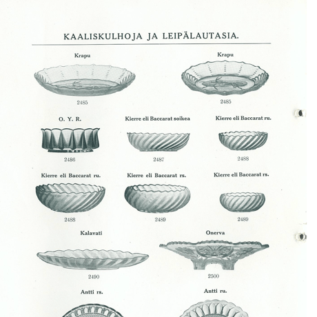 Riihimaki｜Baccarat｜bowl φ10cm