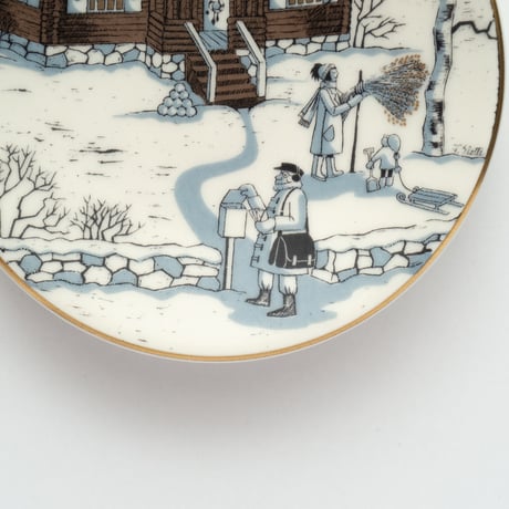 Arabia｜Christmas plate｜Tove｜1991