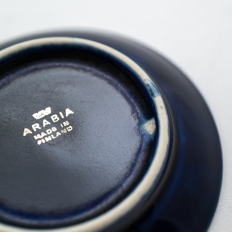 Arabia｜Helsinki｜plate φ9.6cm｜navy