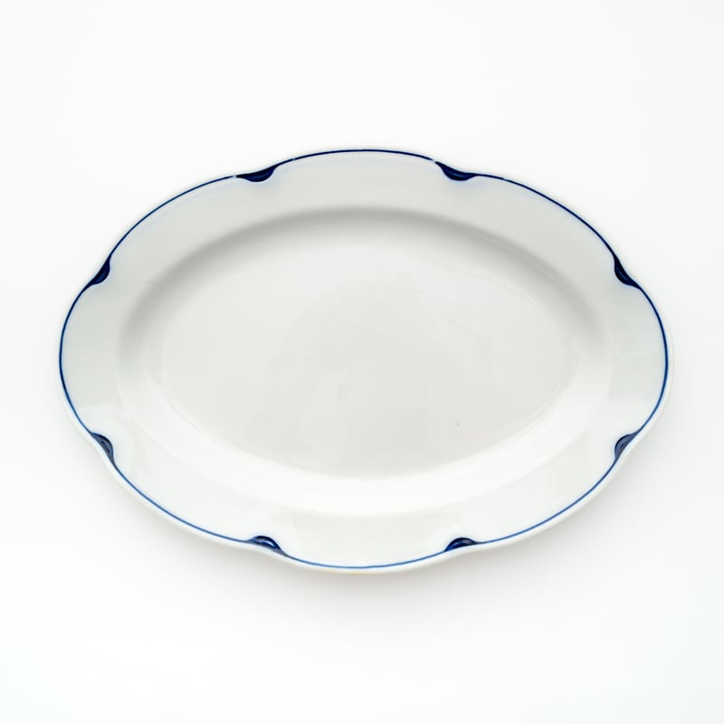 Arabia｜Pekka｜oval plate 32cm | lumikka shop