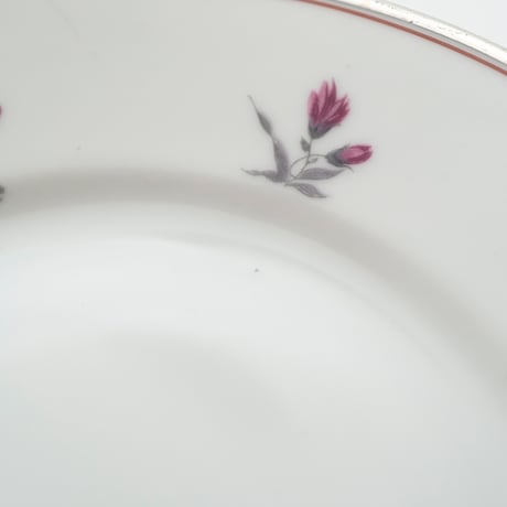 Arabia｜AB model｜plate φ17cm｜pink flower