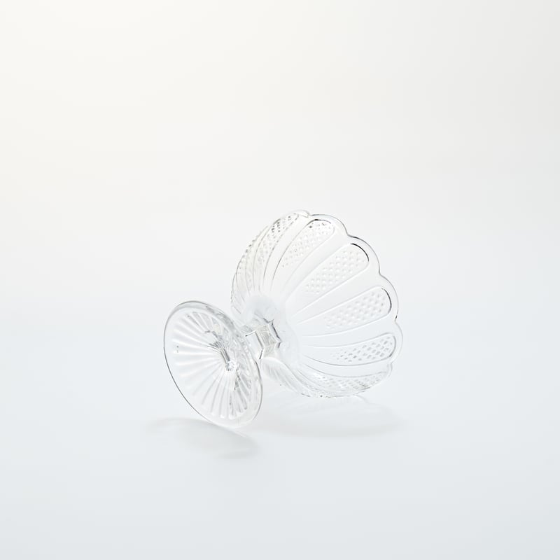 Nuutajarvi｜sugar bowl H8cm｜clear｜03 | lumikka shop