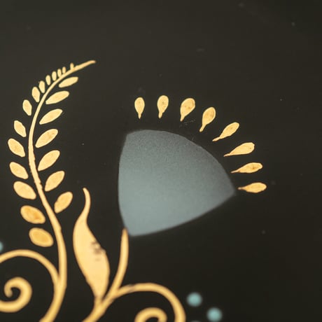 Old Arabia｜plate φ15cm｜blue flower