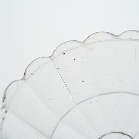 Nuutajarvi｜glass bowl φ12.4cm｜nötsjö stamp
