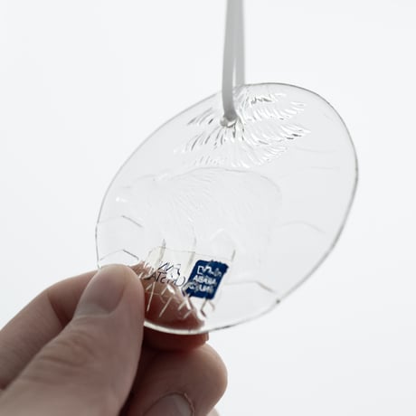 Nuutajarvi｜glass ornament｜1988｜bear