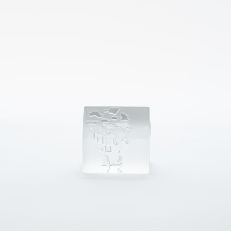 Iittala｜Village｜glass object｜1988｜ Wooden house