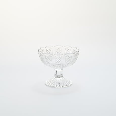 Nuutajarvi｜sugar bowl H8cm｜clear｜03