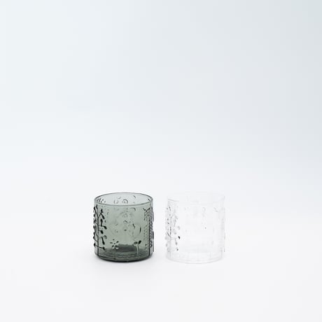 Nuutajarvi｜Flora ｜shot glass φ5.2cm｜grey