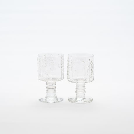Nuutajarvi｜Flora｜shot glass φ5.2cm｜clear