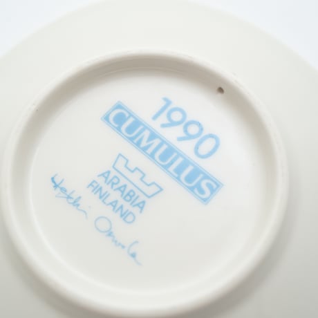 Arabia｜Cumulus｜wall plate｜1990｜pot