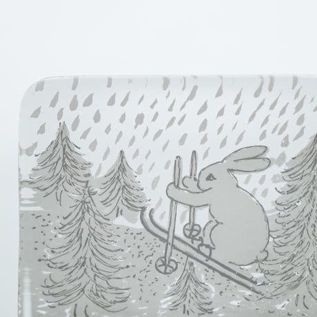 Helja｜glass card｜Bunny skiing｜S