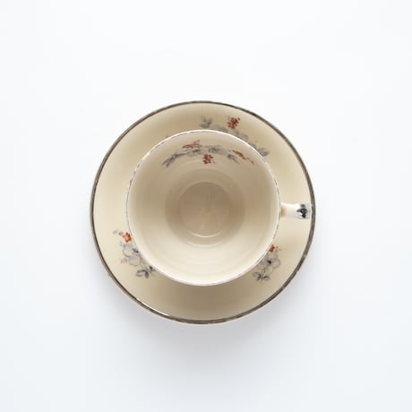 Old Arabia｜cup φ8.3cm｜flowers｜silver