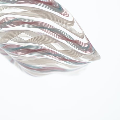 Murano｜filigree glass bowl φ10cm