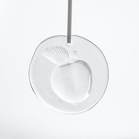 Nuutajarvi｜glass ornament｜apple｜4