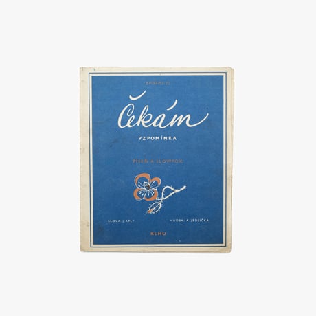 Czech｜sheet music｜Čekám｜1954