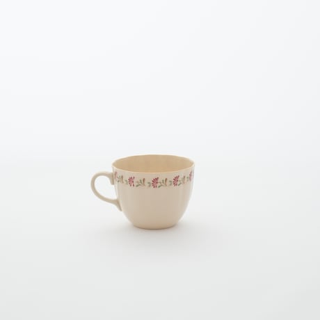 Arabia｜cup φ7.5cm｜pink flower and gold line