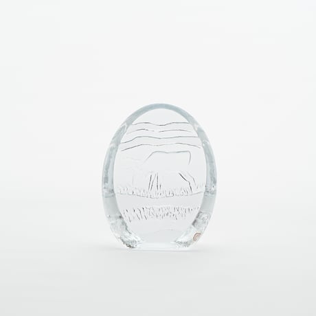 Iittala｜Poro｜glass object｜reindeer