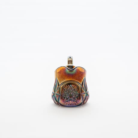 Riihimaki｜Carneval glass｜creamer φ7.4cm