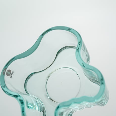 Iittala｜Aalto Collection｜candle holder H55mm｜water green