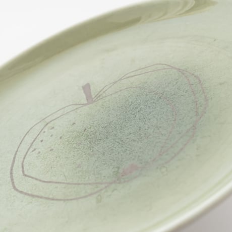 Arabia｜Graffito (ｸﾞﾗﾌｨｰﾄ)｜plate φ20cm｜apple