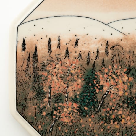 Arabia / Finnair｜Helja｜wall plate｜autumn