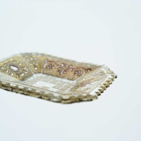 Nuutajarvi｜needle plate 8×10cm｜gold