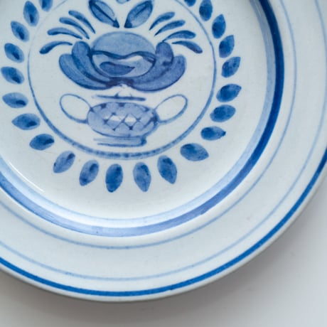 Arabia｜Blue Rose｜plate φ15cm