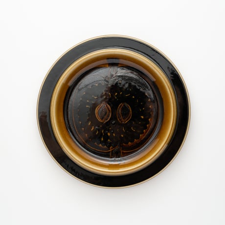 Arabia｜Fructus｜plate φ20cm｜brown｜A