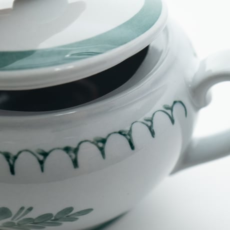 Arabia｜Green Thistle｜sugar pot