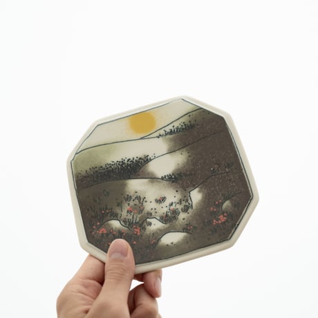 Arabia / Finnair｜Helja｜wall plate｜midnight sun