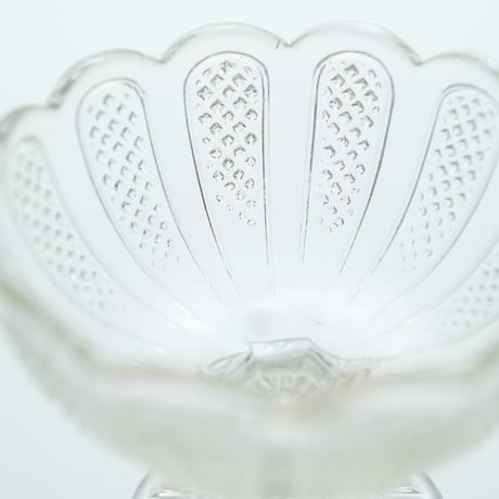 Nuutajarvi｜sugar bowl H8cm｜clear｜02