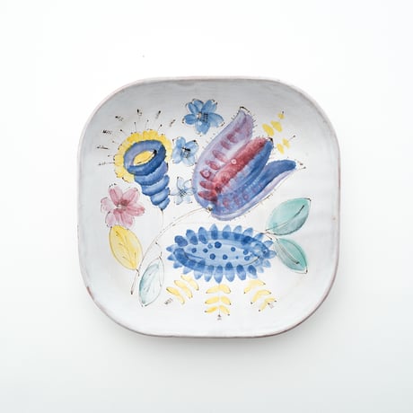 Old Arabia｜ARA｜plate W18.5cm｜white