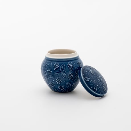 Arabia / Chymos｜candy pot｜blue