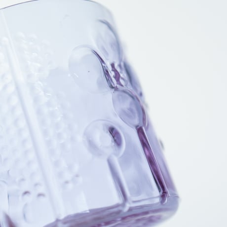 Nuutajarvi｜Flora ｜shot glass φ5.2cm｜amethyst