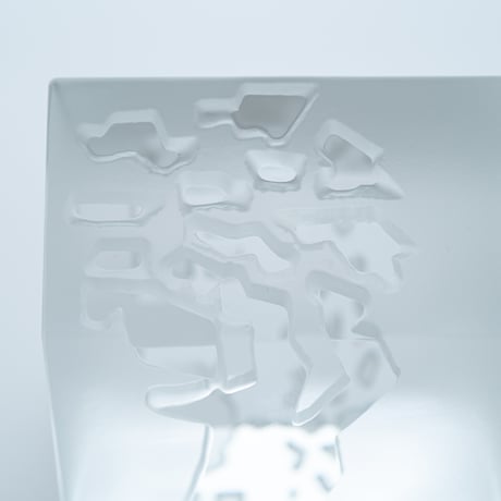 Iittala｜Village｜glass object｜1988｜ Wooden house