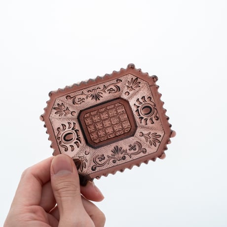 Nuutajarvi｜needle plate 8×10cm｜purple