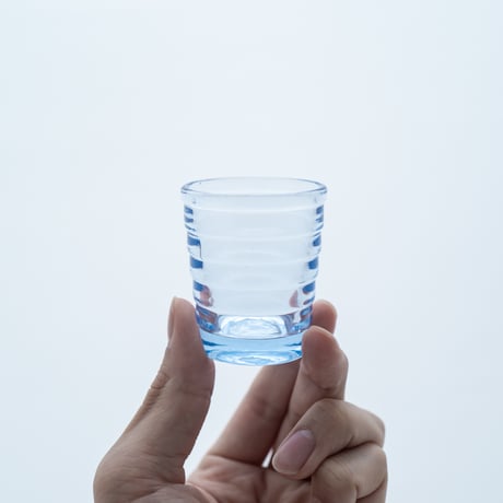 Karhula / Iittala｜Bolgeblick｜shot glass φ4.9cm｜azur blue｜2