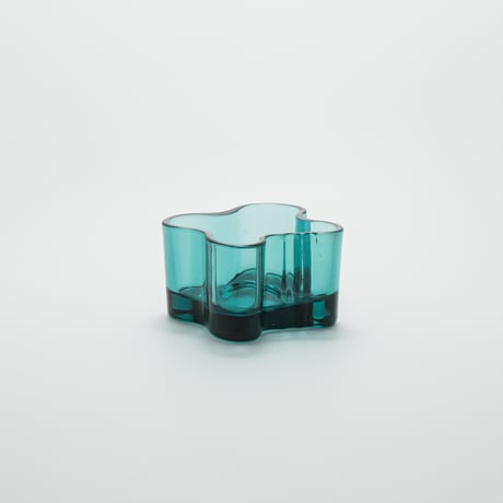 Iittala｜Aalto Collection｜candle holder H55mm｜sea blue