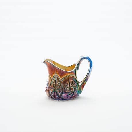 Riihimaki｜Carneval glass｜creamer φ7.4cm