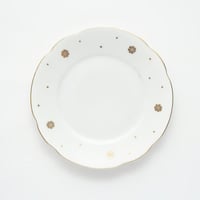 Arabia｜Z model｜plate φ17cm｜dots and flowers