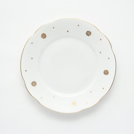 Arabia｜Z model｜plate φ17cm｜dots and flowers