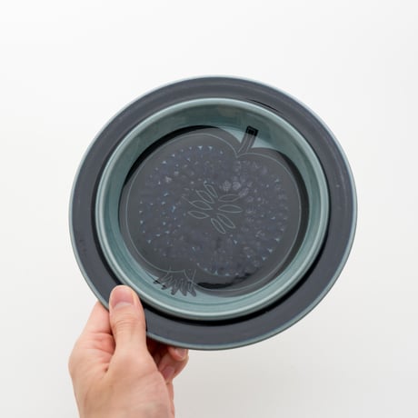Arabia｜Fructus｜plate φ20cm｜blue