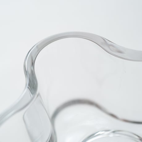 Iittala｜Aalto Collection｜candle holder H55mm｜clear