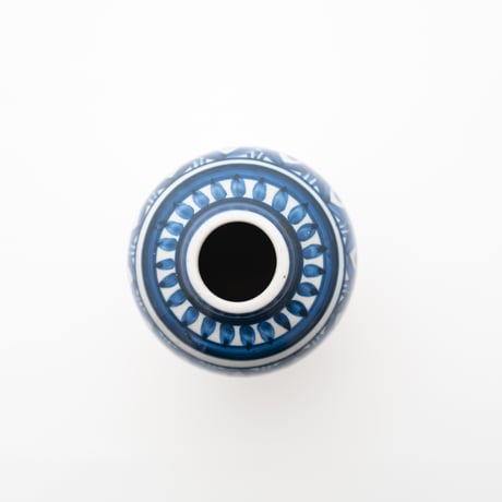 Arabia｜vase H14.6cm｜blue